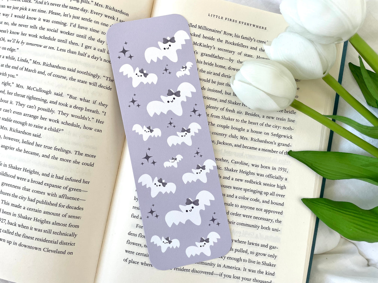 Cute Halloween Bat Bookmarks