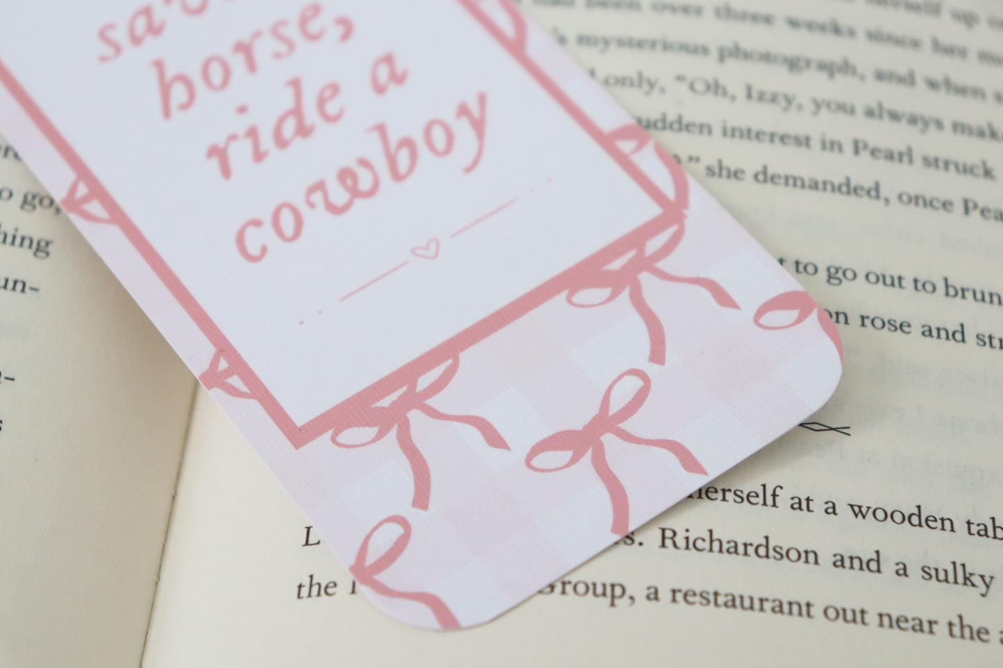 Save A Horse Ride A Cowboy Bookmark