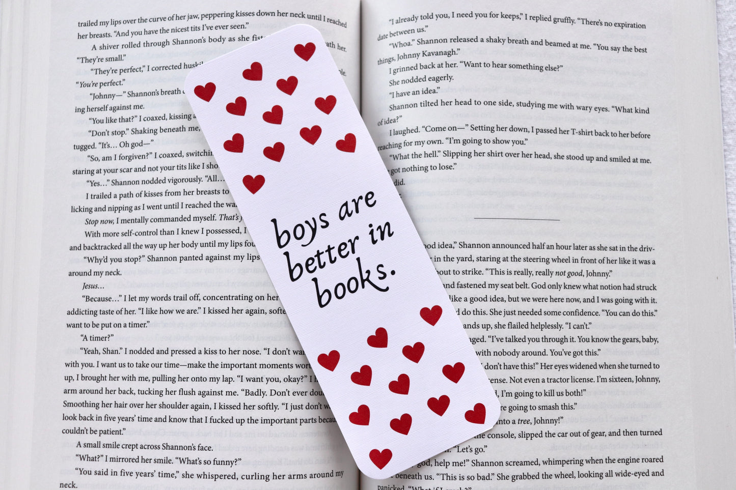 Boys Are Better In Books Bookmark