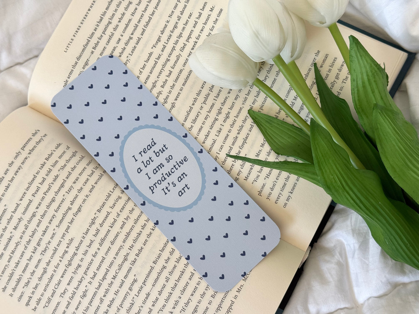 I Read a Lot But I am So Productive Bookmark