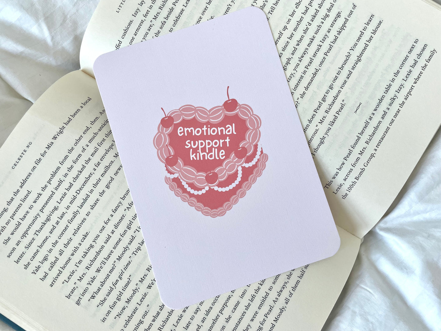 Emotional Support Kindle Insert