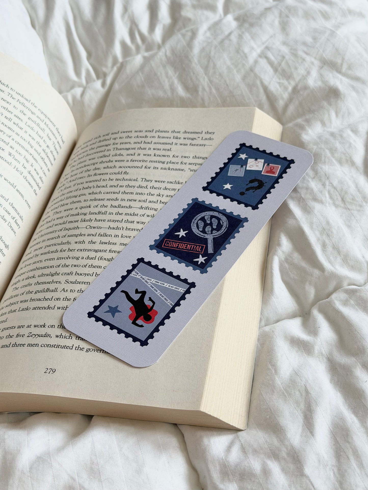 Thriller Stamp Bookmark
