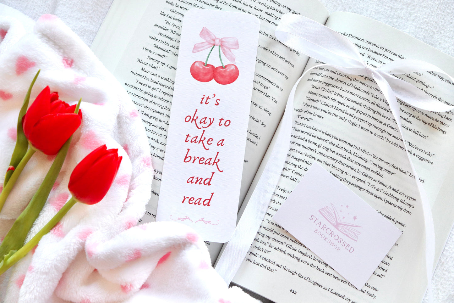 It's Okay to Take a Break and Read Bookmark