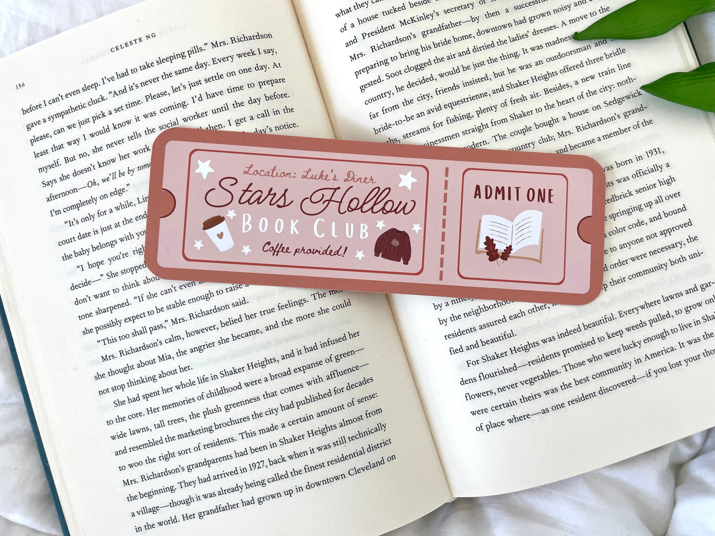 Gilmore Girls Inspired Fall Bookmark Set