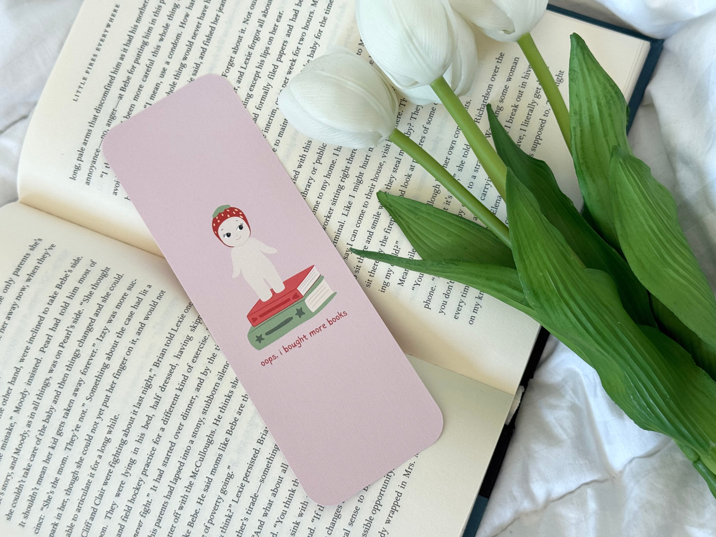 Strawberry Angel Bookmark