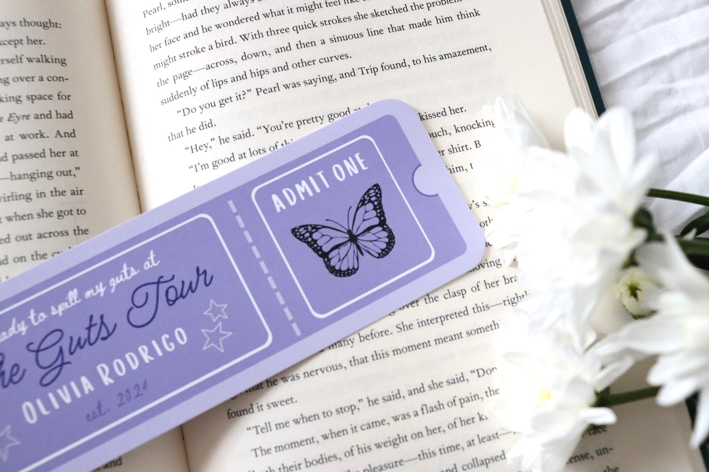 Guts Tour Ticket Bookmark