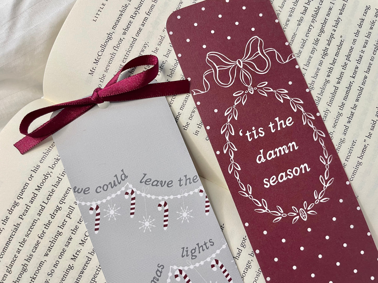 Taylor Inspired Holiday Bookmark Set