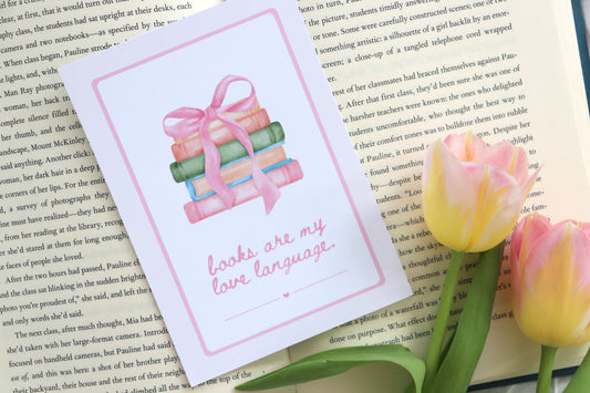 Books Are My Love Language Print
