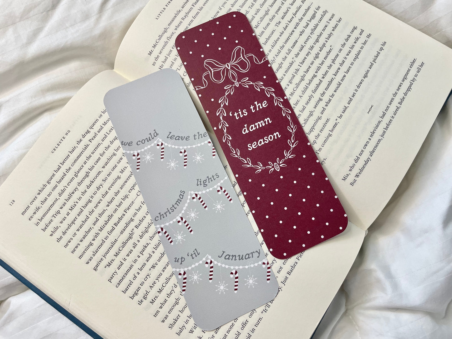 Taylor Inspired Holiday Bookmark Set