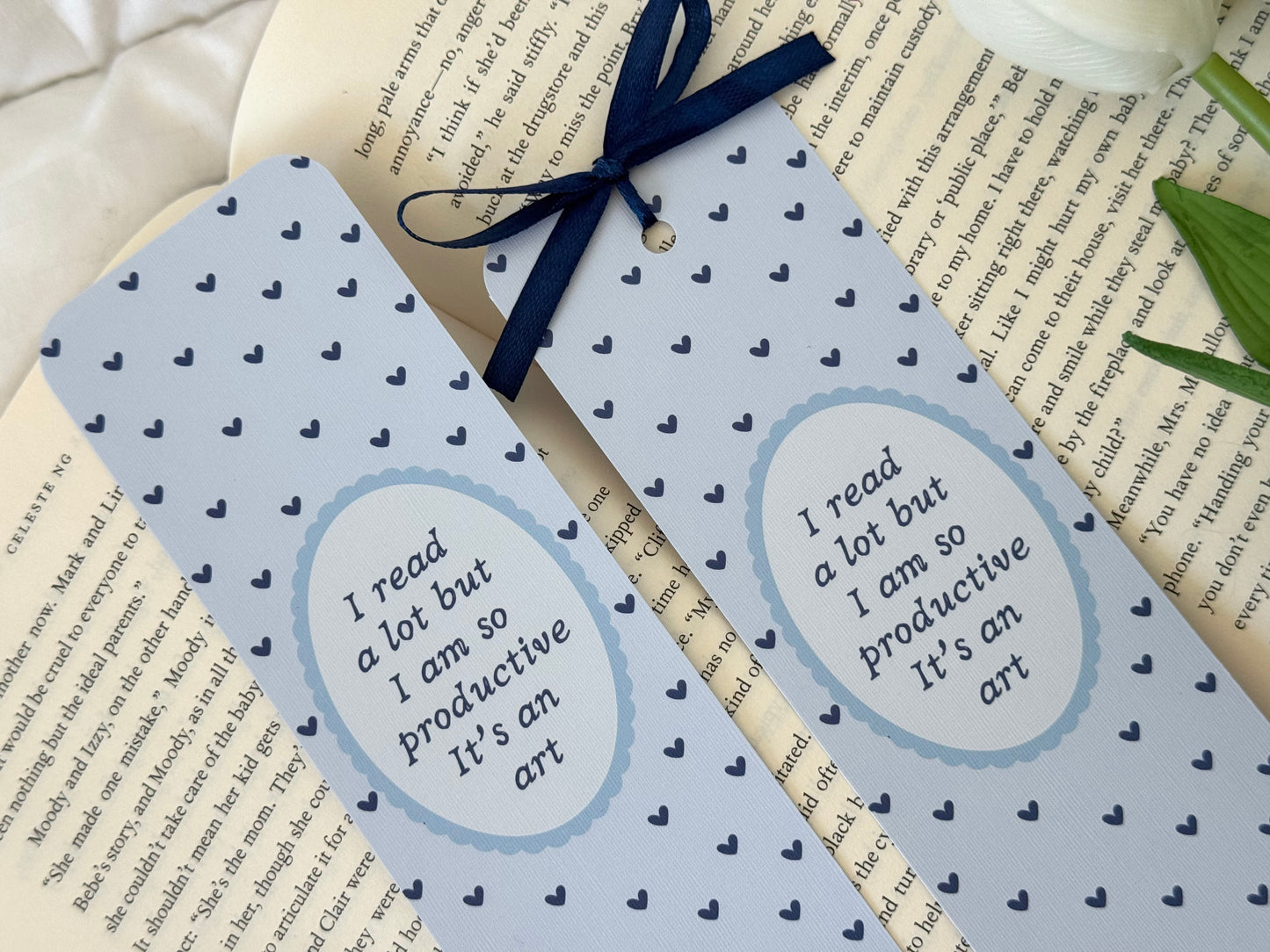 I Read a Lot But I am So Productive Bookmark