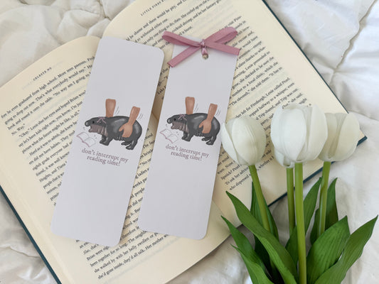 Moo Deng Bookmark
