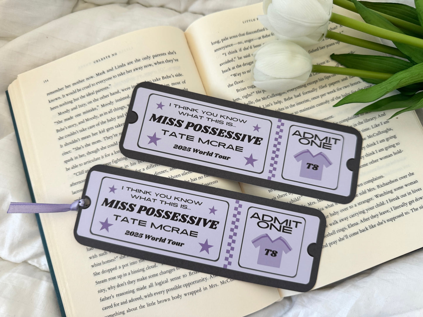 Tate Tour Inspired Ticket Bookmark