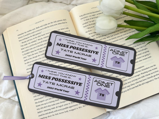 Tate Tour Inspired Ticket Bookmark