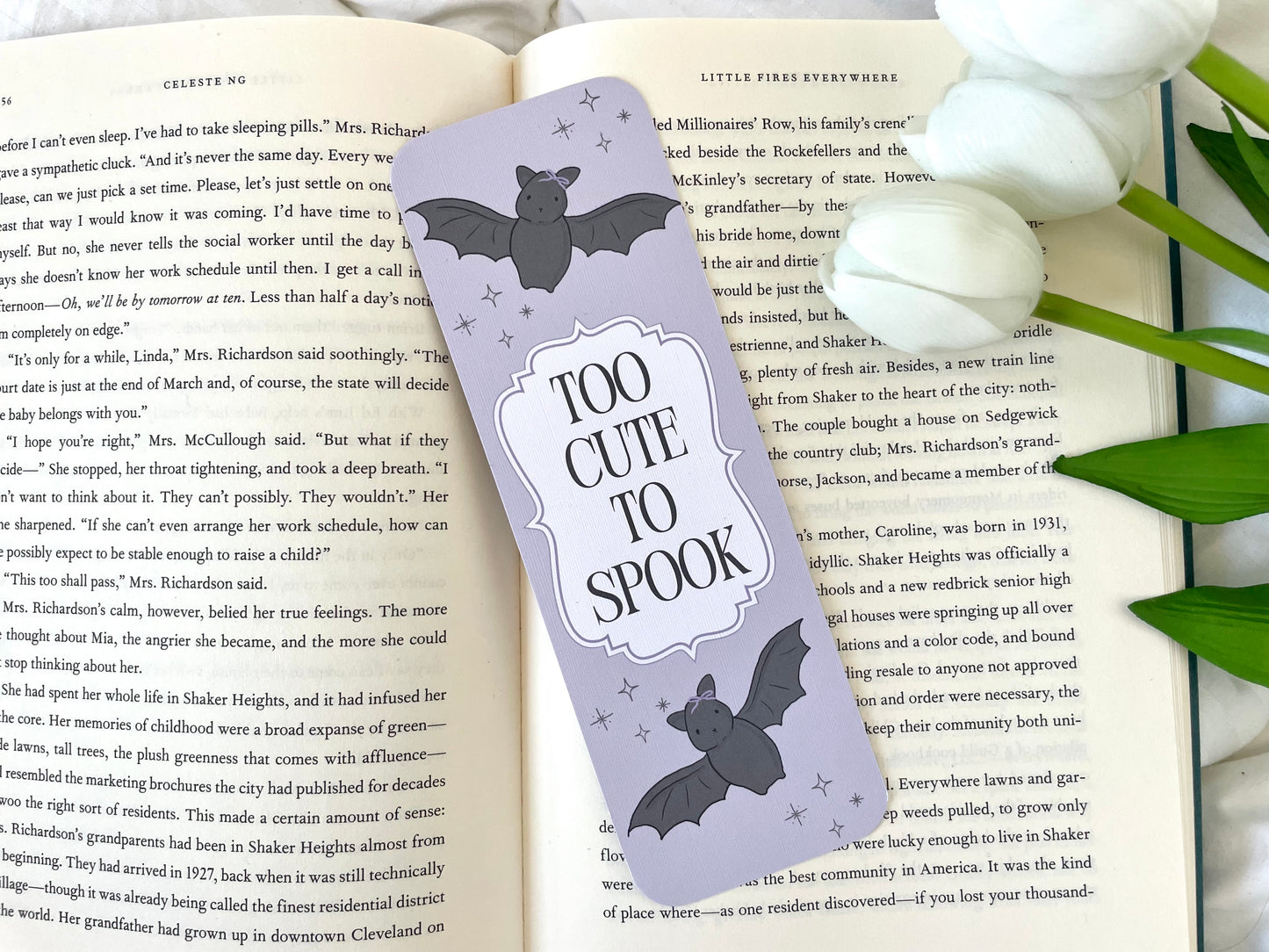 Cute Halloween Bat Bookmarks