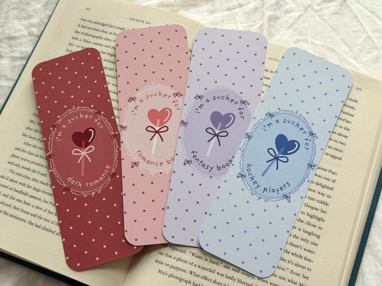 I'm A Sucker For... Bookmarks