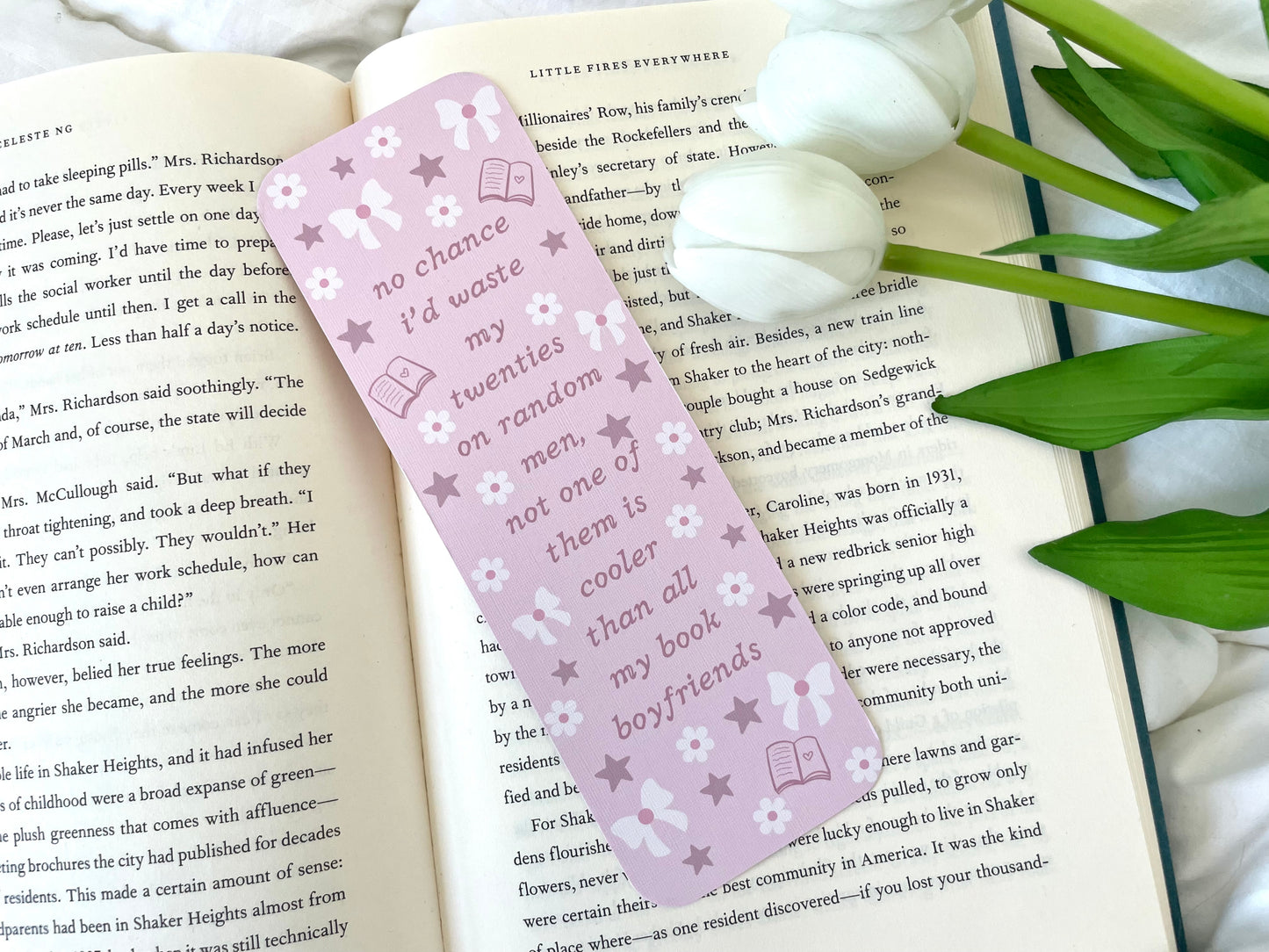 Gracie Inspired Book Boyfriends Bookmark