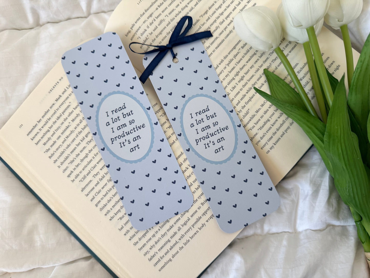 I Read a Lot But I am So Productive Bookmark