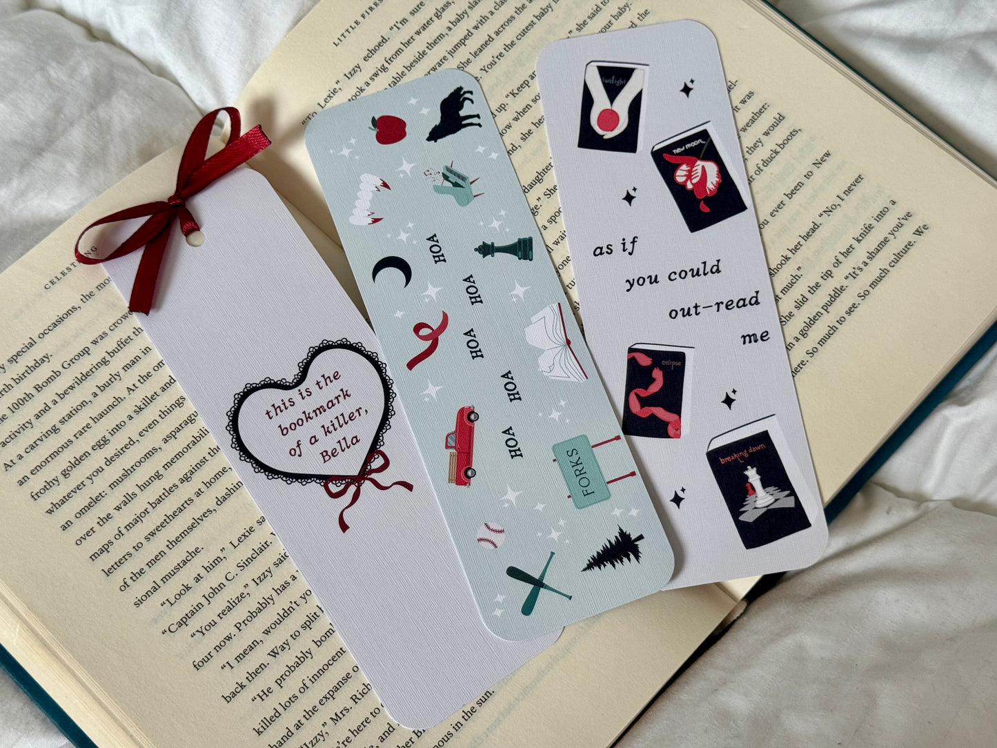 Twilight-inspired Bookmark Set