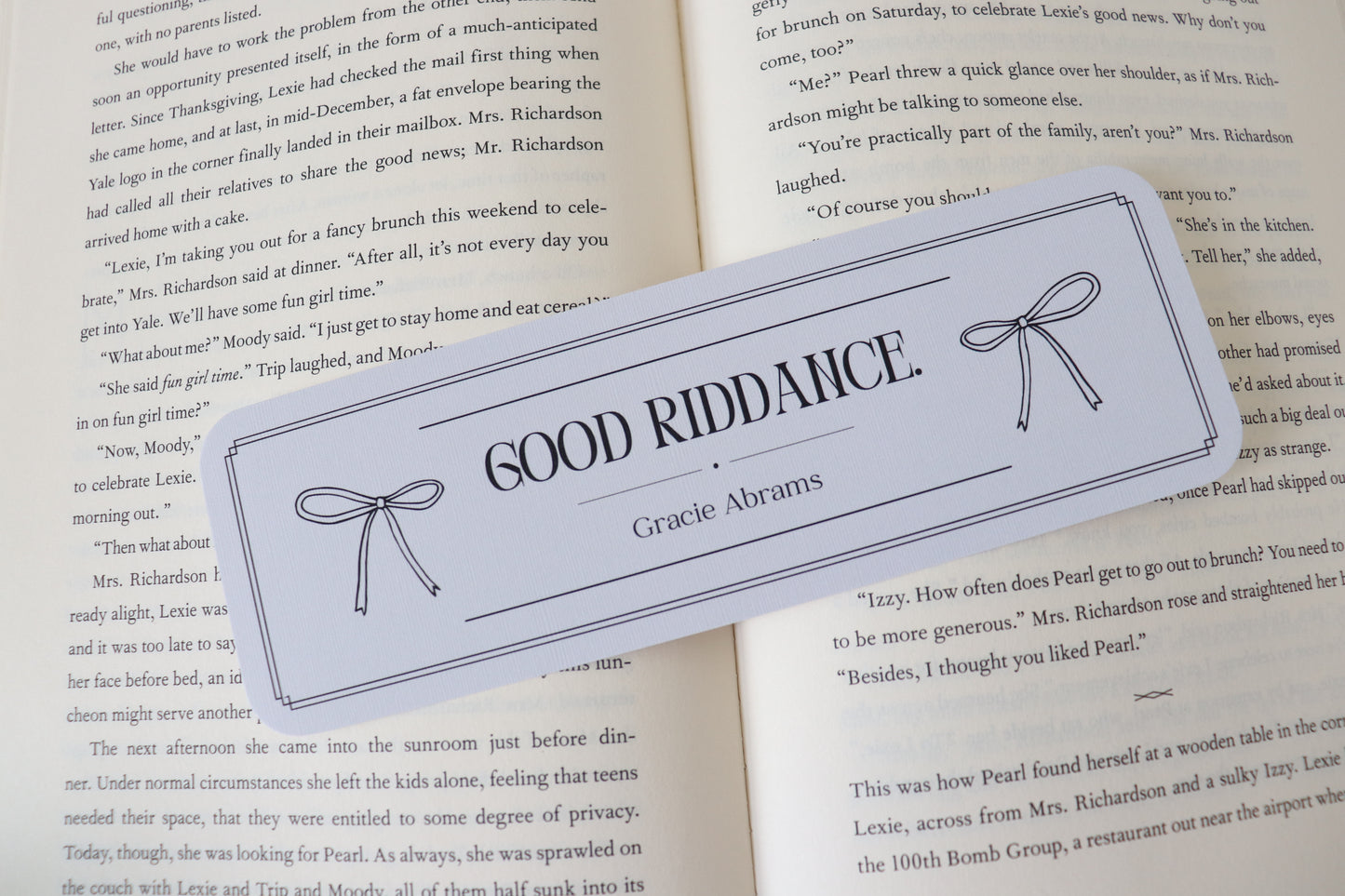 Gracie Inspired Fanmade Bookmarks