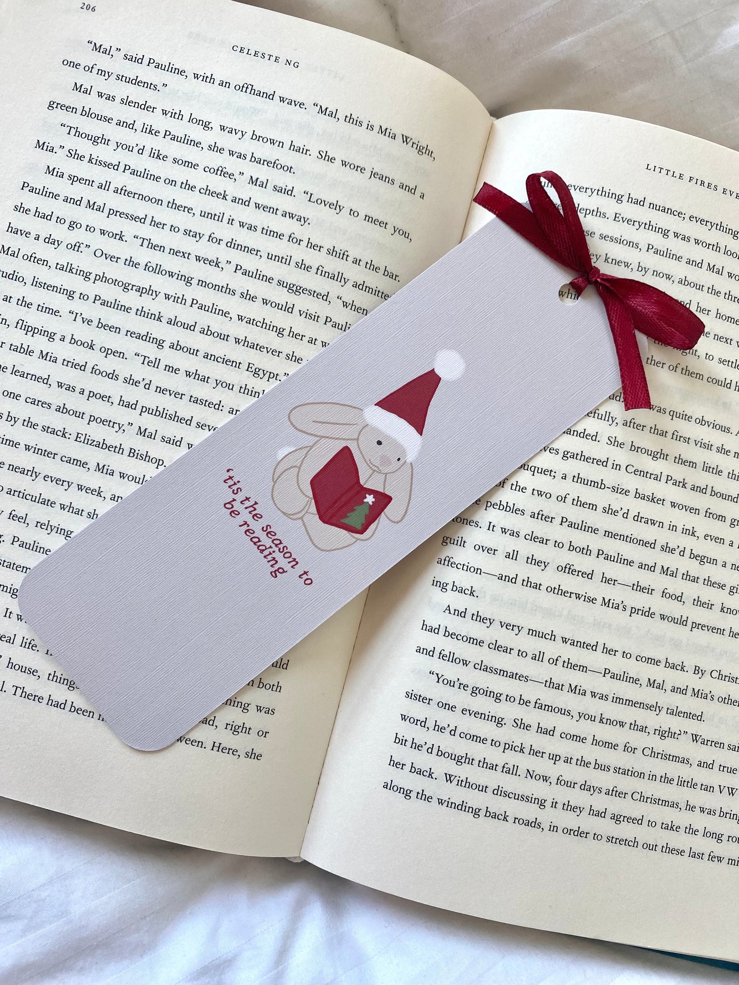 Christmas Plushies Bookmark Set