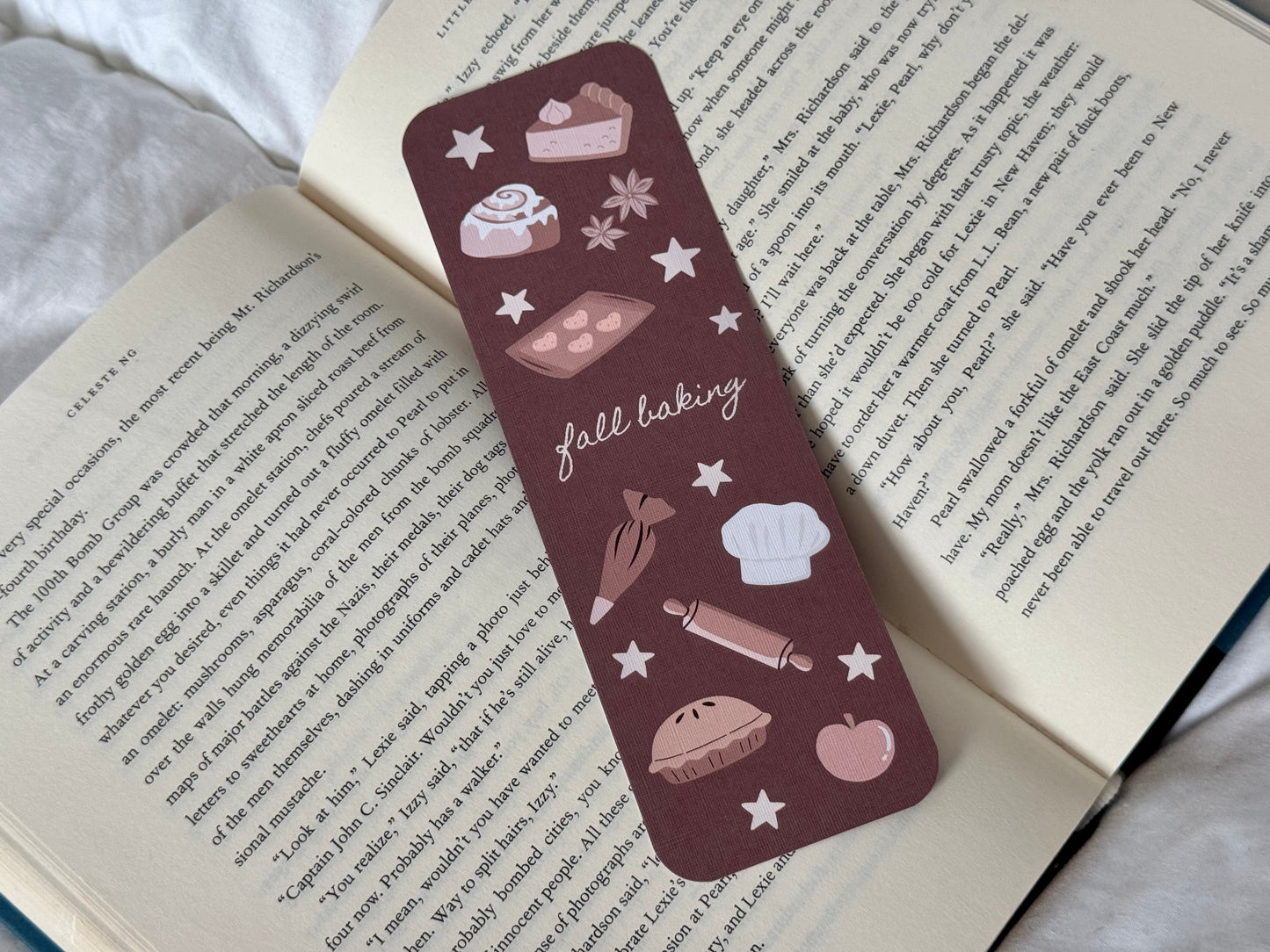 Fall Baking Bookmark