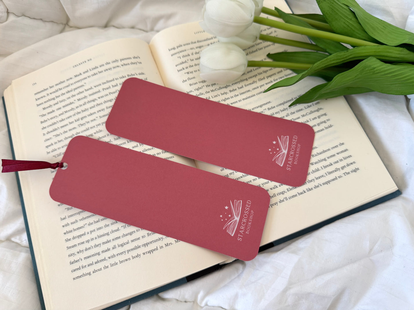 Hopeless Romantic Book Club Ticket Bookmark