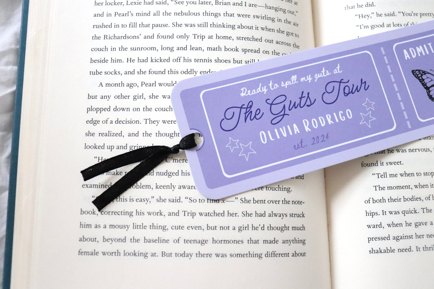 Guts Tour Ticket Bookmark