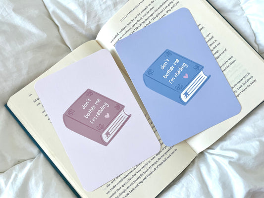 Don't Bother Me I'm Reading Kindle Insert