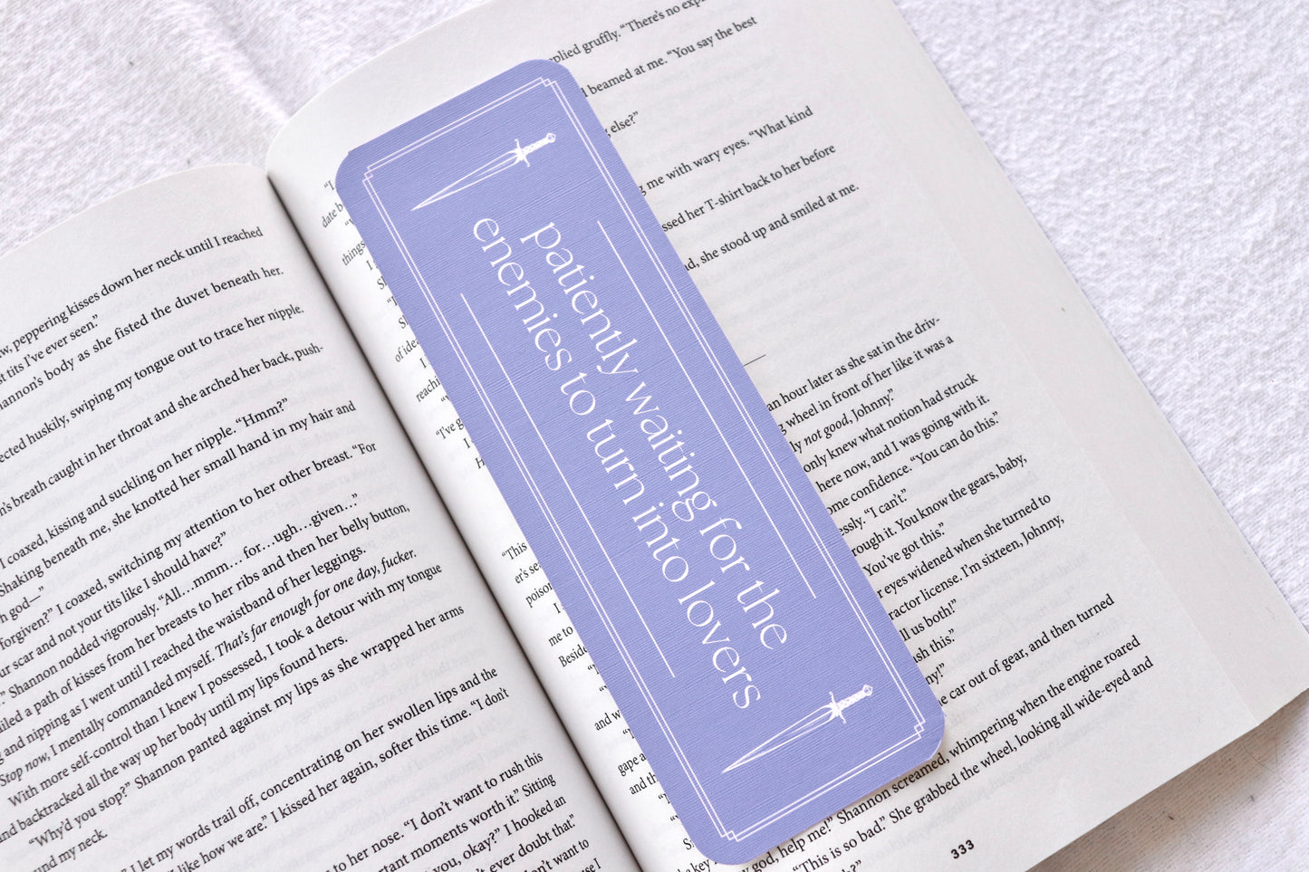 Enemies to Lovers Fantasy Bookmark