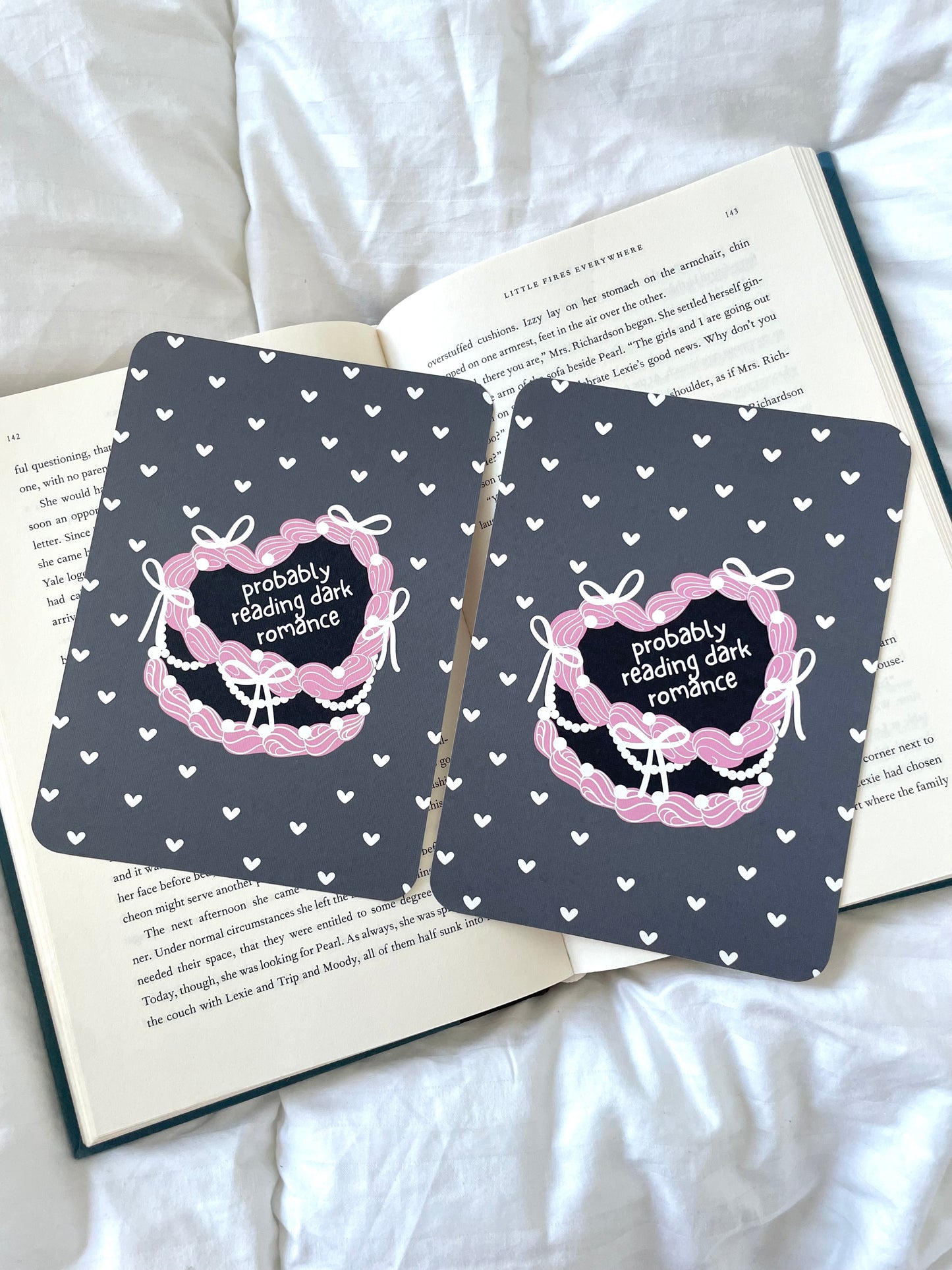 "Probably Reading..." Coquette Cake Kindle Inserts