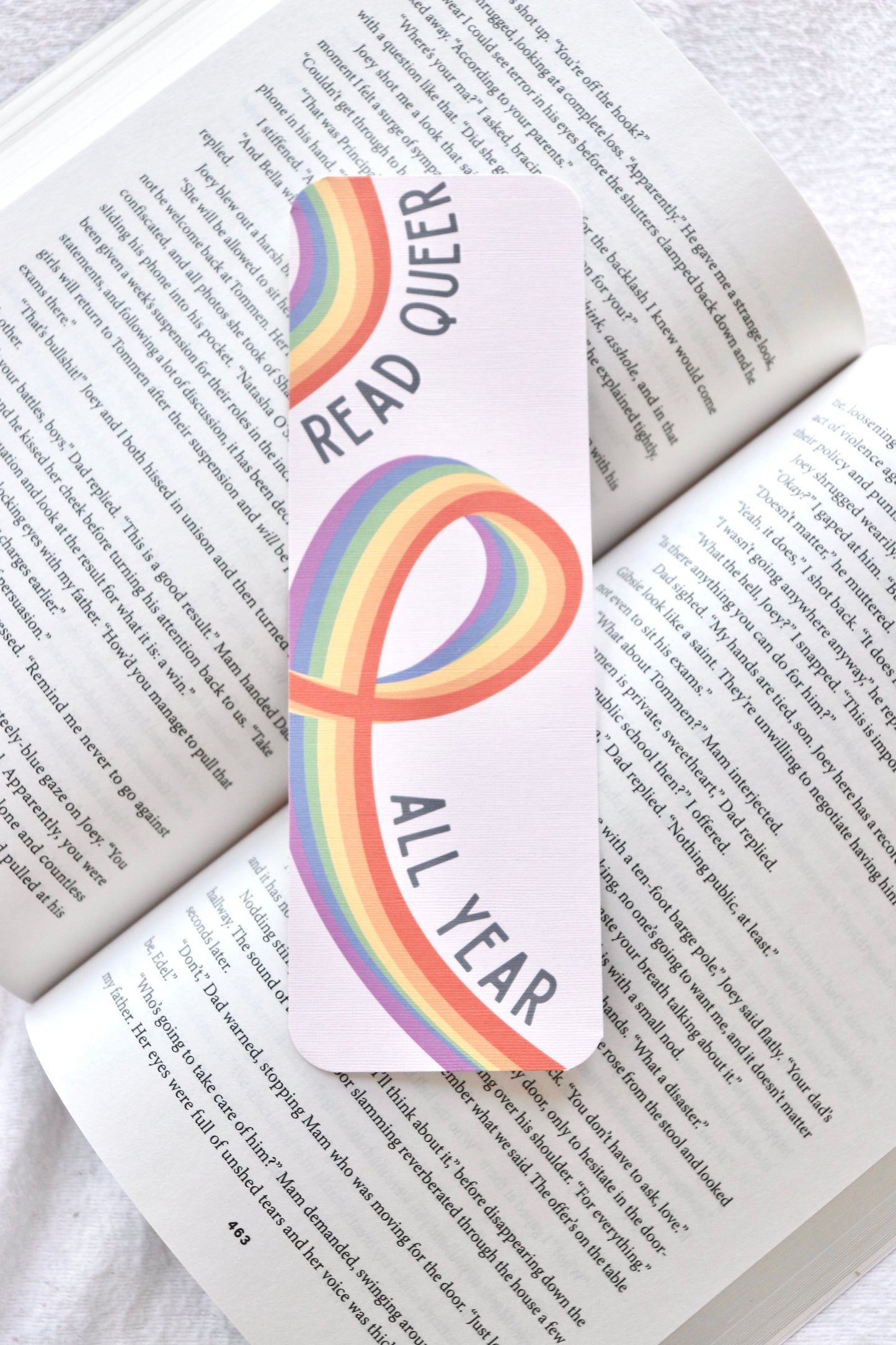Read Queer All Year Bookmark