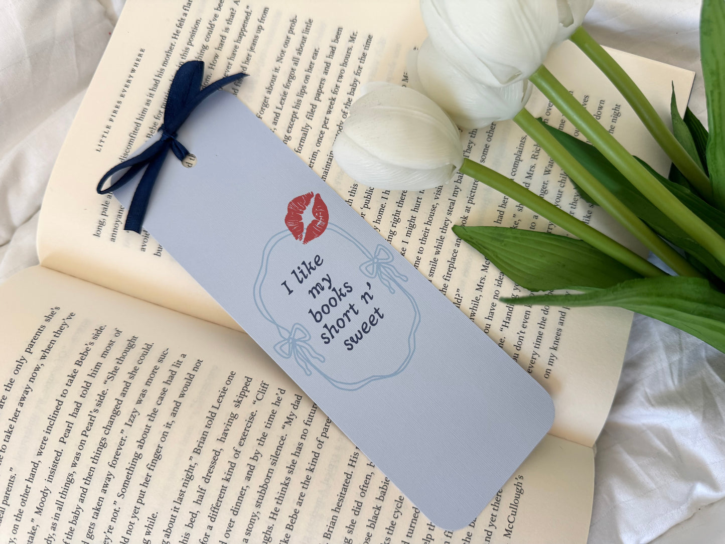 I Like My Books Short n' Sweet Bookmark