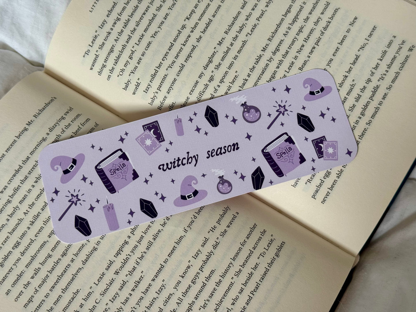 Witchy Season Halloween Bookmark