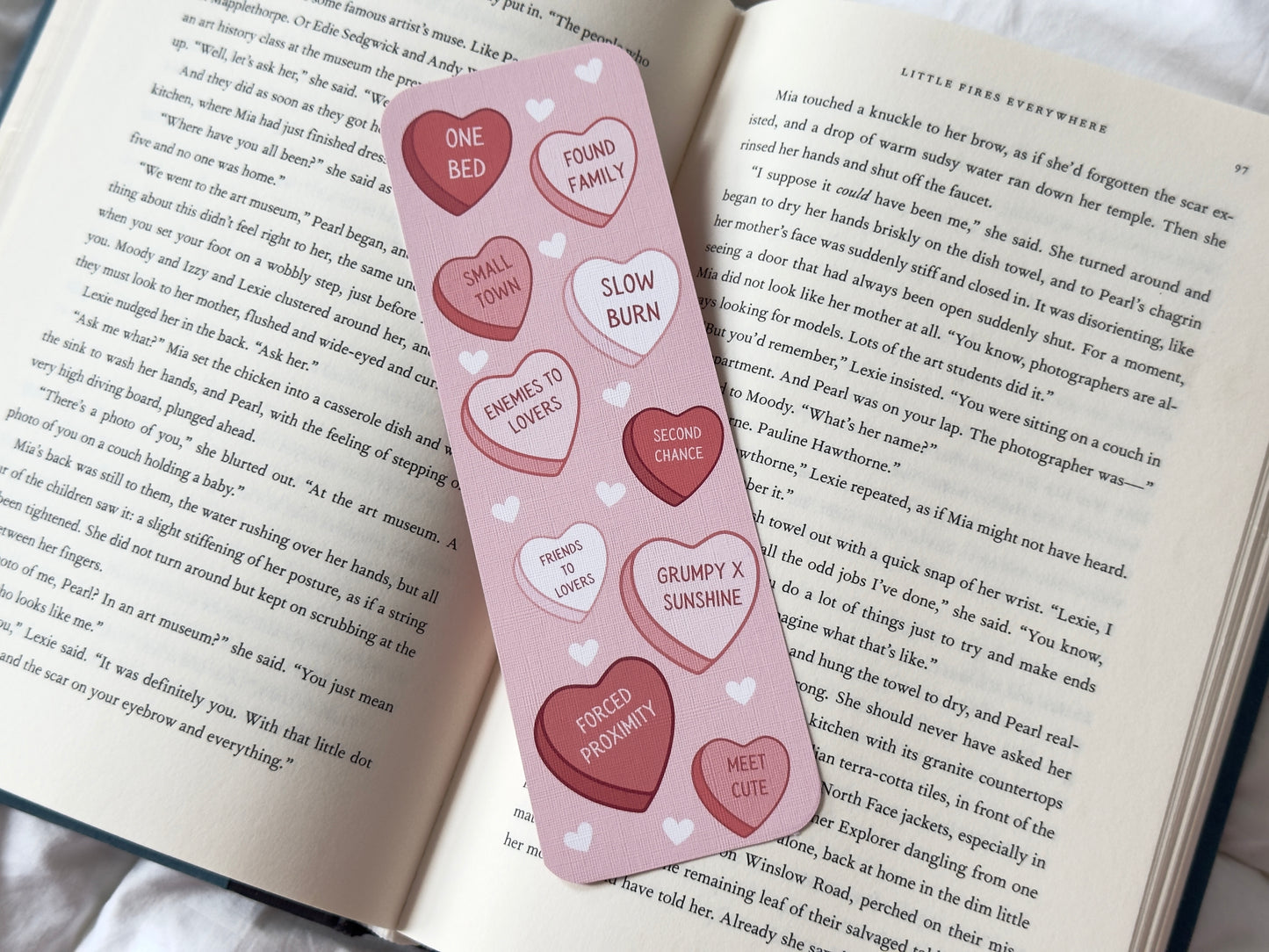 Sweet Heart Tropes Bookmark