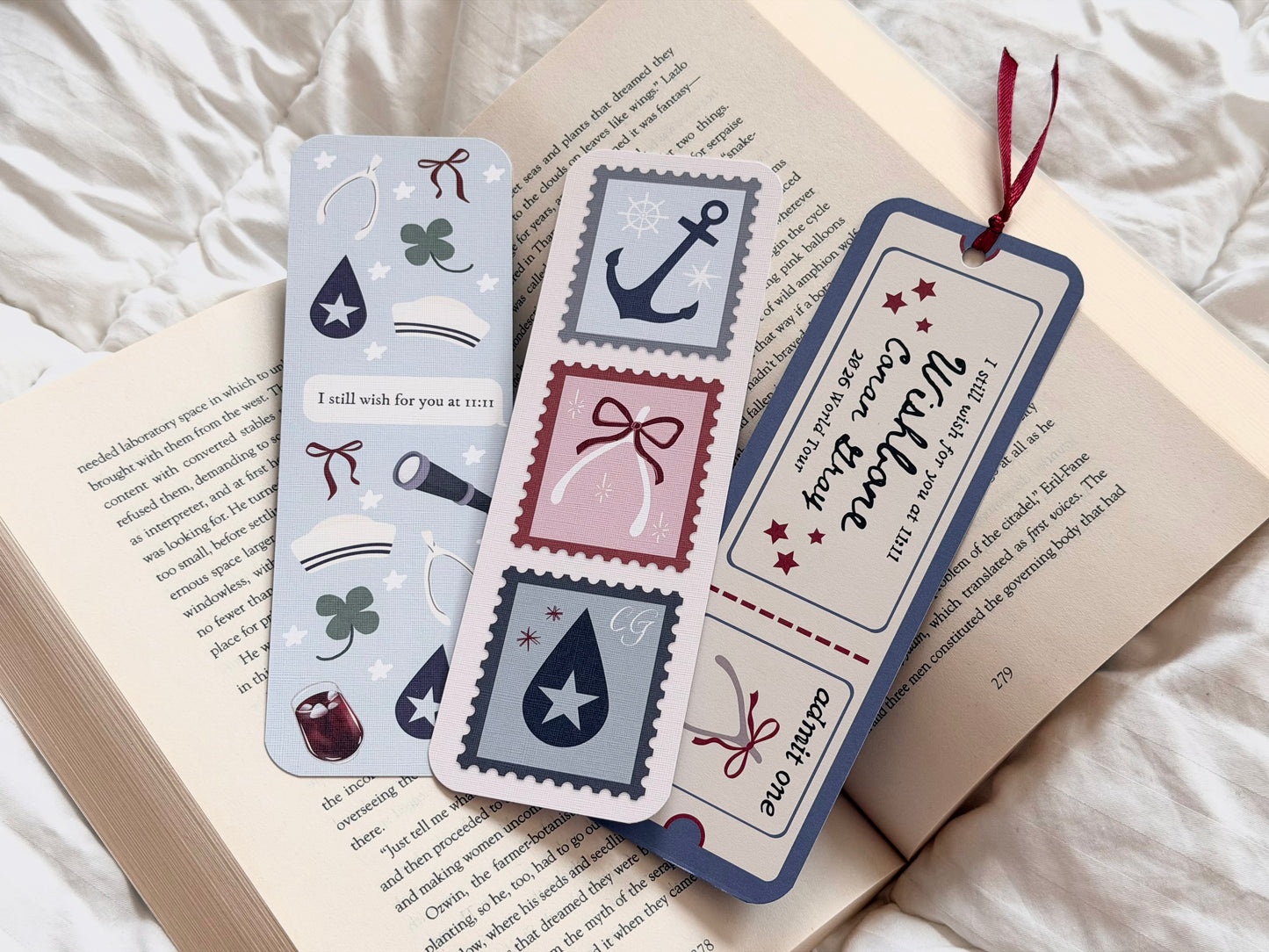 Conan Wishbone Inspired Bookmark Set