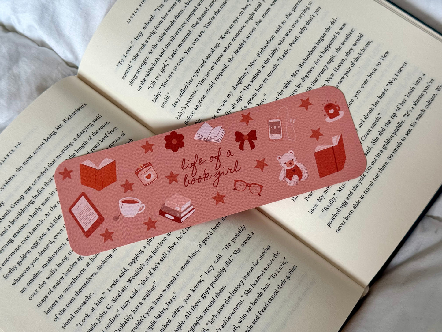 The Life of a Book Girl Coquette Bookmark