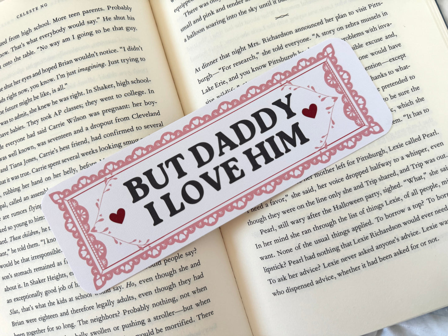 But Daddy I Love Him Bookmark