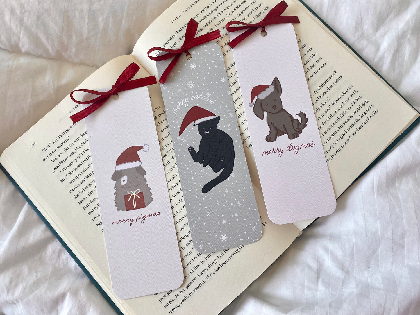 Christmas Pet Bookmarks
