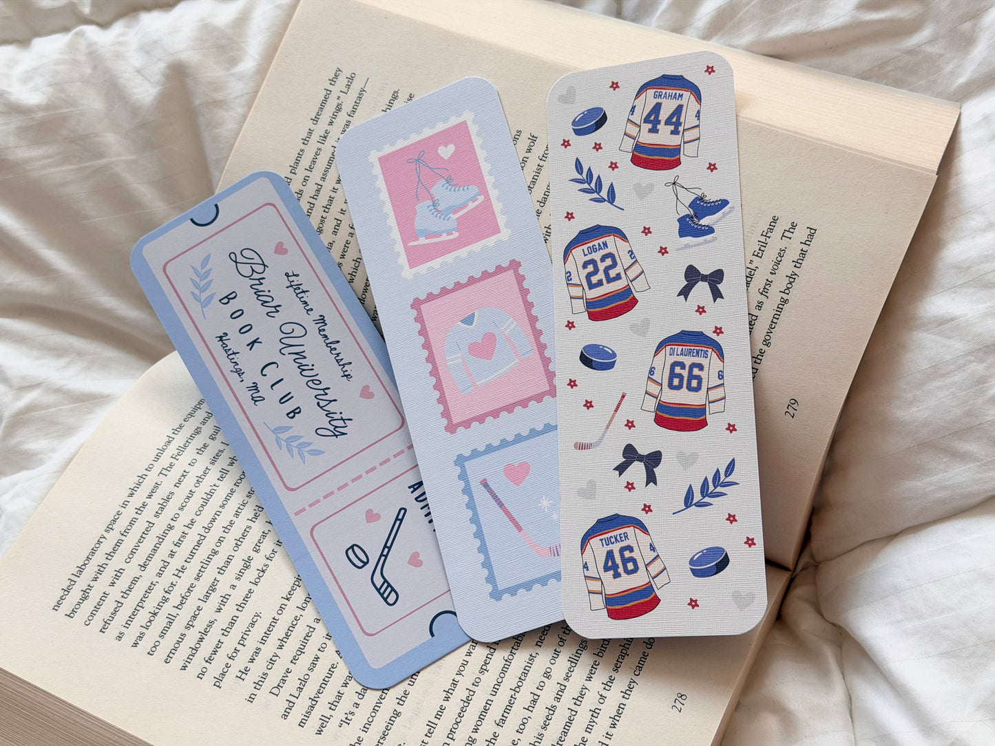 Off-Campus Inspired Bookmark Set