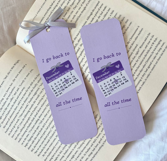 Taylor Inspired December Bookmark
