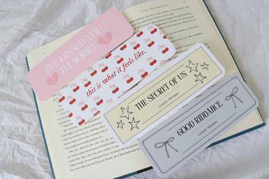 Gracie Inspired Fanmade Bookmarks