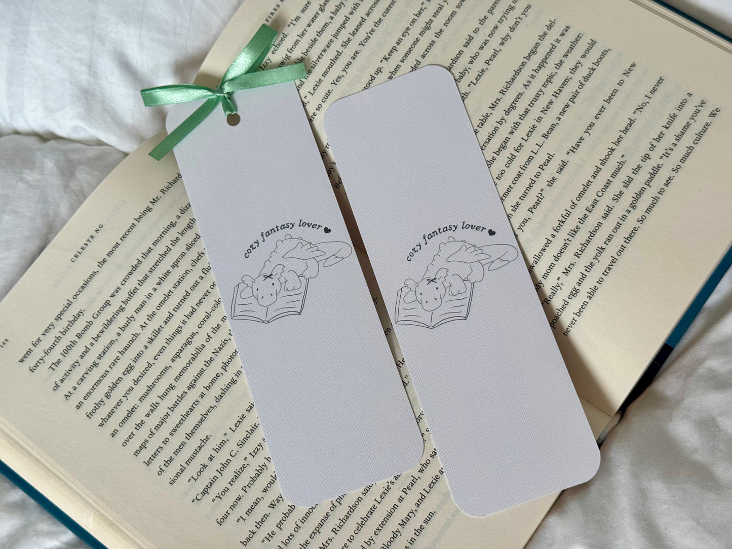 Cozy Fantasy Lover Dragon Bookmark