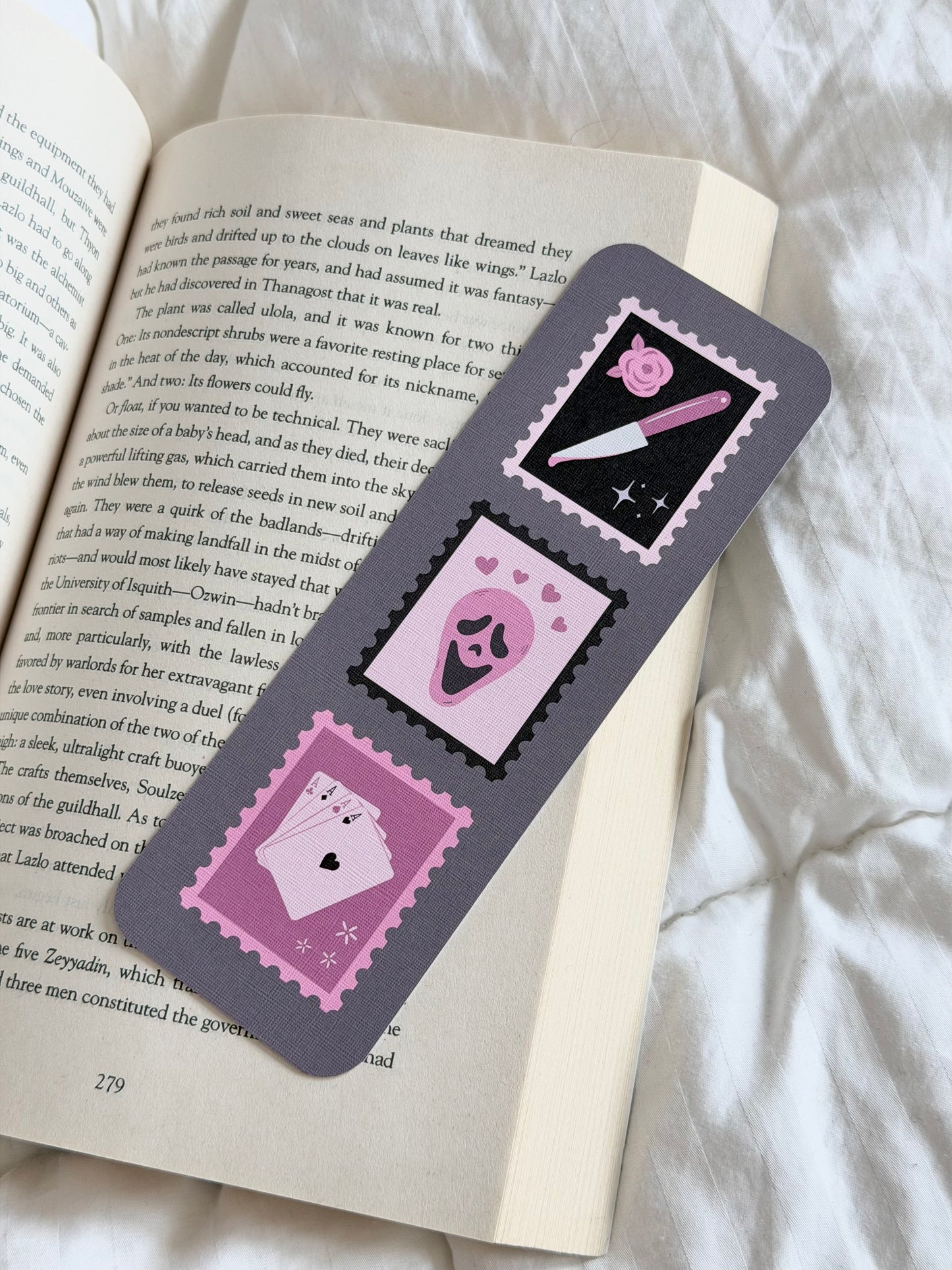 Dark Romance Stamp Bookmark