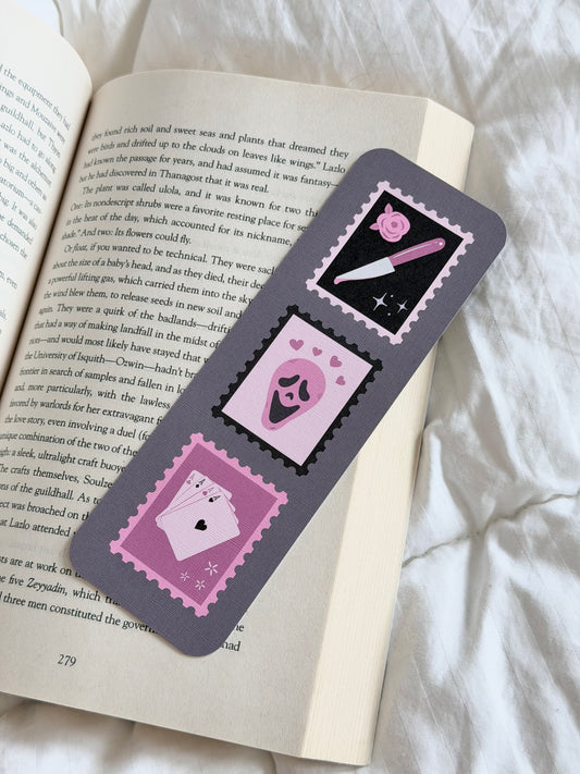 Dark Romance Stamp Bookmark