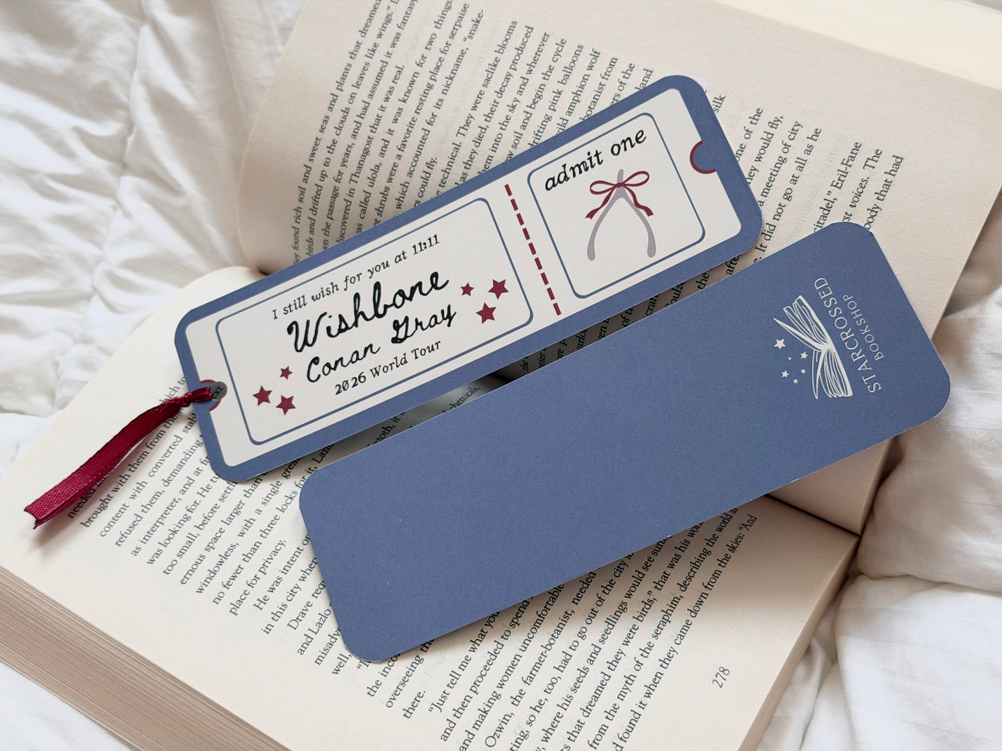 Conan Wishbone Inspired Bookmark Set