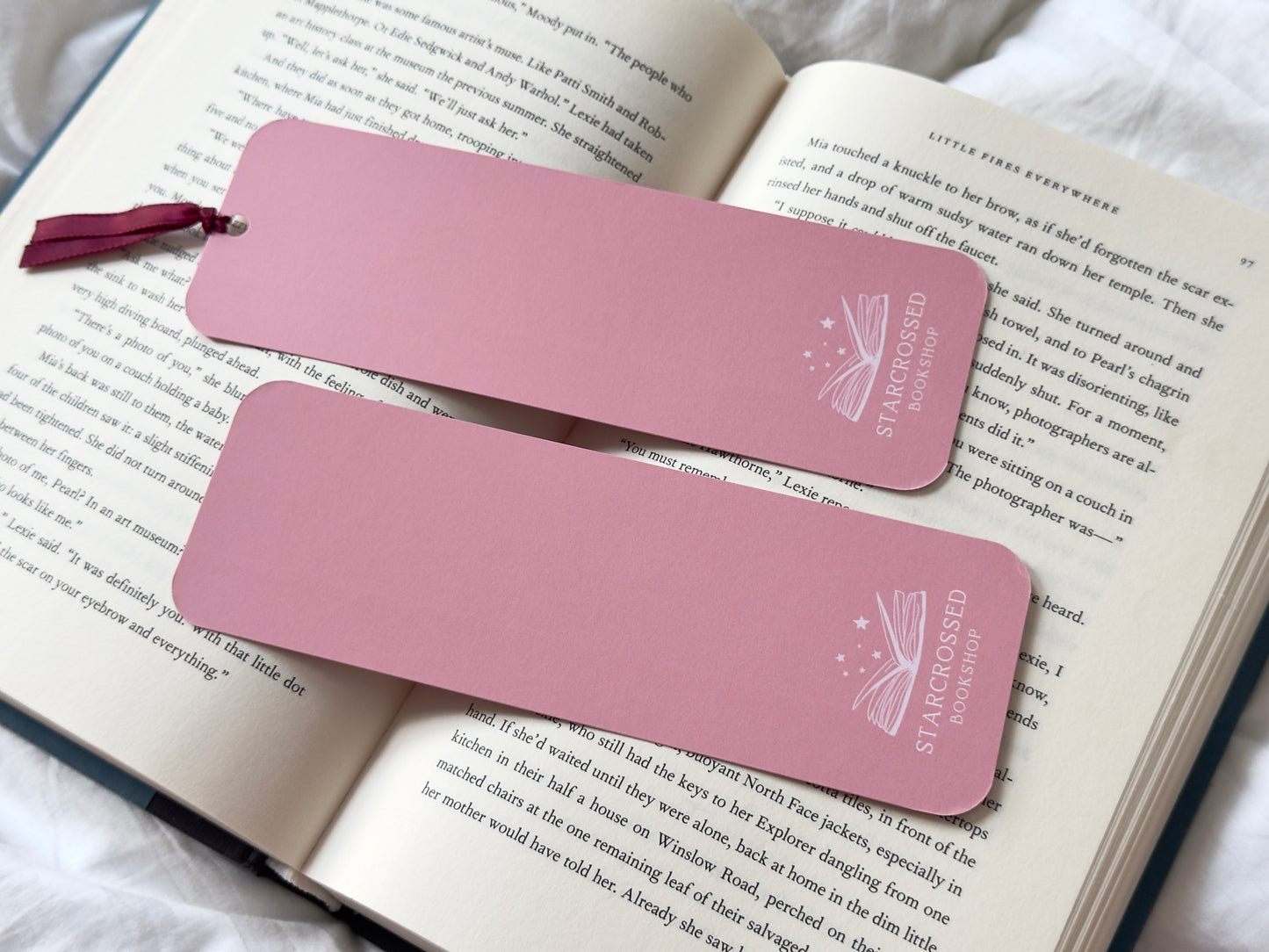 Galentine's Day Book Club Ticket Bookmark