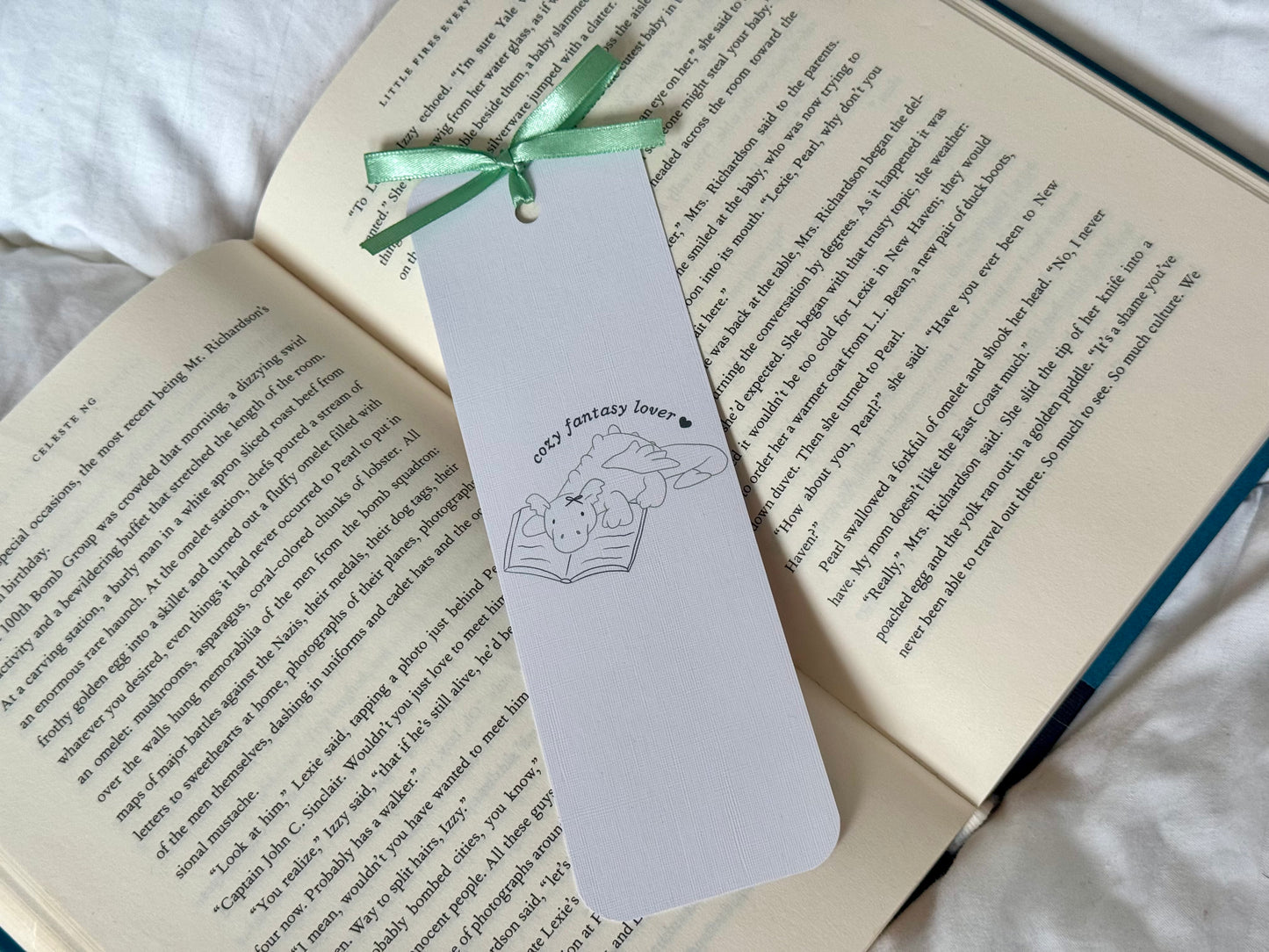 Cozy Fantasy Lover Dragon Bookmark
