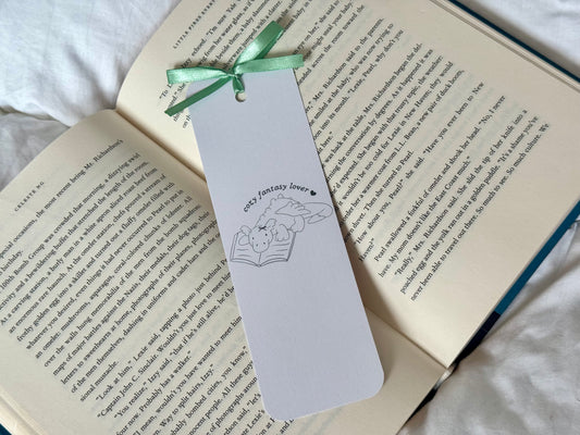 Cozy Fantasy Lover Dragon Bookmark