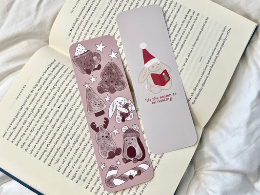 Christmas Plushies Bookmark Set