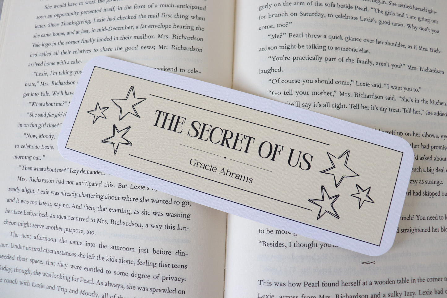 Gracie Inspired Fanmade Bookmarks